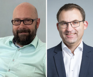 Holger Lehmann links, Klaus Zabel rechts